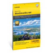 Oslo Nordmarka sör Stigkarta Calazo